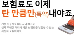 캐롯퍼마일자동차보험 고객센터